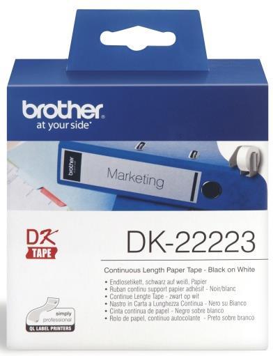 771623  DK22223 Etikett BROTHER DK22223 pap 50mmx30,48m 